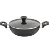 Walton Wok Pan with Glass Lid Classic (WCW-WGC2400)